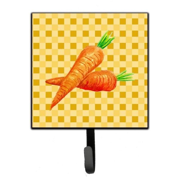 Carolines Treasures Carrots on Basketweave Leash or Key Holder BB7189SH4 - main